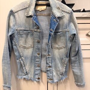 L'Agence 'Janelle' Blue Slim Undone Jacket Size XS